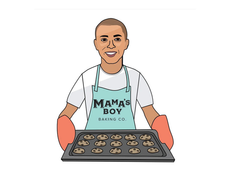 Mama's Boy Bakery Logo